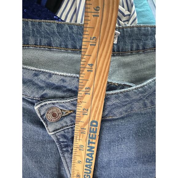 Forever 21 Crossover Trendy High Rise Straight Jeans Size 18 Plus 99% Cotton - Picture 7 of 9